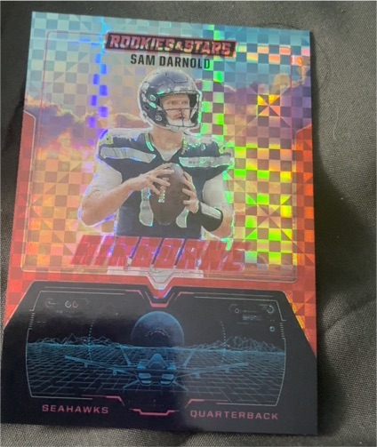 2025 Panini Rookies & Stars #19 Sam Darnold Airborne — front