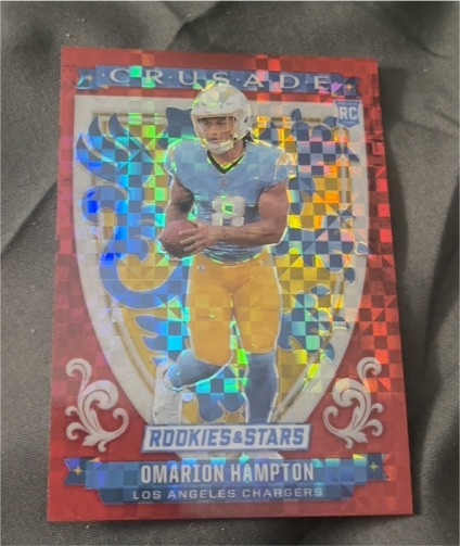 2025 Panini Rookies & Stars Crusade #17 Omarion Hampton — front