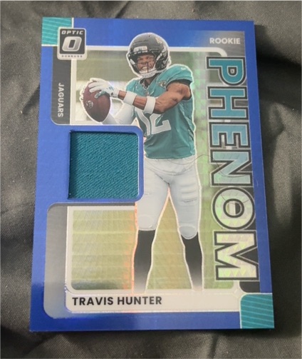 2025 Panini Donruss Optic Rookie Phenoms #RPBH-THR Travis Hunter — front
