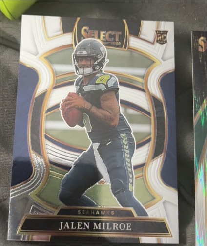 2025 Panini Select #14 Jalen Milroe Seattle Seahawks — front