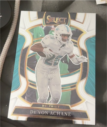 2025 Panini Select #81 De'Von Achane — front