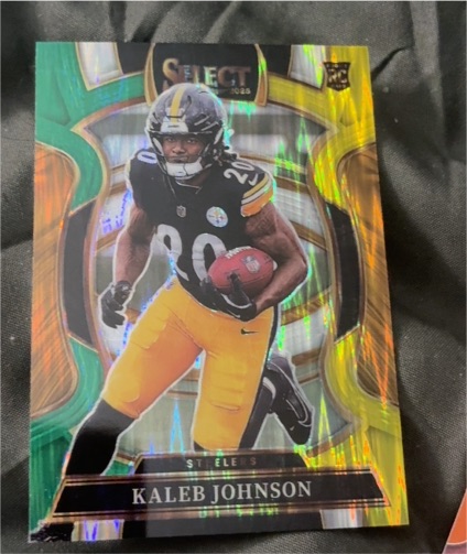 2025 Panini Select #52 Kaleb Johnson — front
