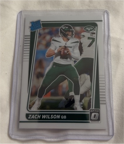 2021 Panini Donruss Optic #202 Zach Wilson — front