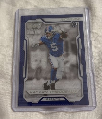 2022 Panini Chronicles Playoff Momentum Rookies #PMR-40 Kayvon Thibodeaux — front