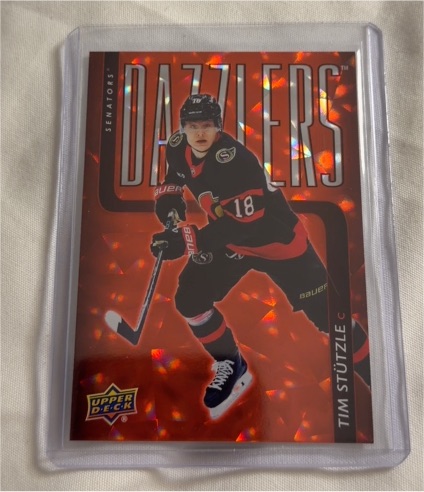 2025-26 Upper Deck Series 1 Dazzlers #DZ-3 Tim Stützle — front