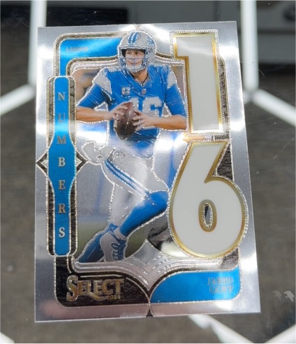 2024 Panini Select Numbers #16 Jared Goff — front