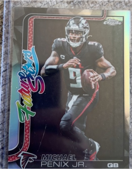 2025 Topps Chrome #FS-19 Michael Penix Jr Future Stars — front