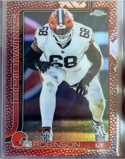 2025 Topps Chrome #124 Cam Robinson — front