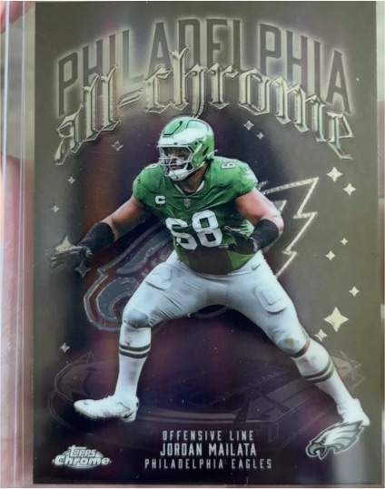 2025 Topps Chrome All-Chrome #ACT-12 Jordan Mailata — front