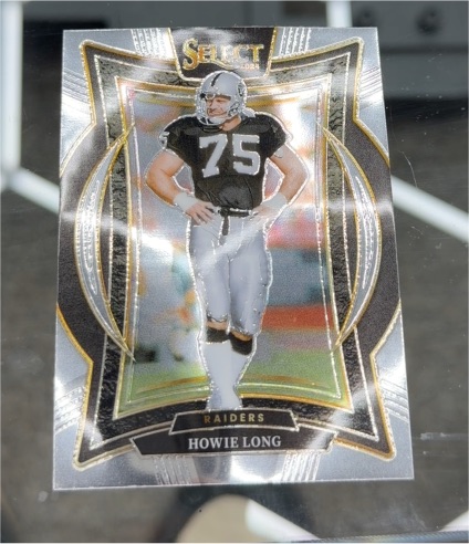 2024 Panini Select #60 Howie Long Silver Prizm Die Cut — front