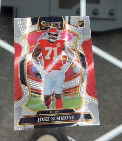 2025 Panini Select #8 Josh Simmons — front