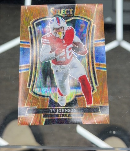 2025 Panini Select Premier Level #186 Ty Johnson — front