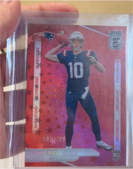 2024 Panini Donruss Elite #185 Drake Maye — front