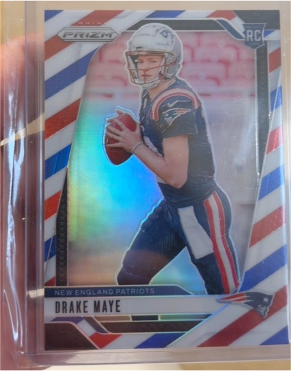 2024 Panini Prizm #329 Drake Maye — front