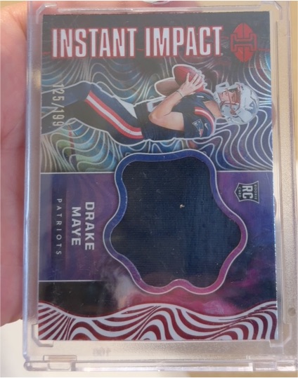 2024 Panini Illusions Instant Impact #II-DME Drake Maye — front