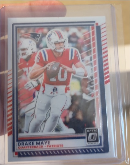2025 Donruss Optic #47 Drake Maye — front