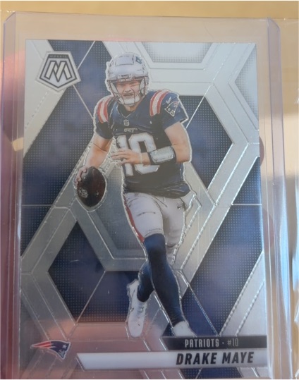 2025 Panini Mosaic #28 Drake Maye — front