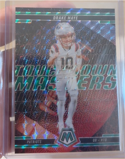 2025 Panini Mosaic Touchdown Masters #9 Drake Maye — front