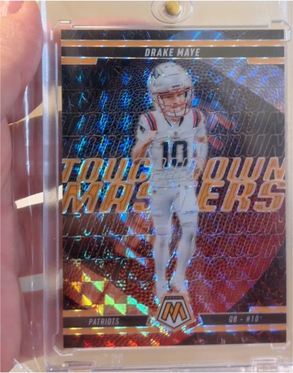 2025 Panini Mosaic Touchdown Masters #9 Drake Maye — front