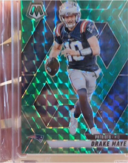2025 Panini Mosaic #28 Drake Maye — front