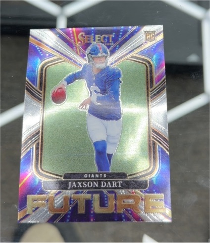 2025 Panini Select #19 Future Jaxson Dart Rookie Card — front