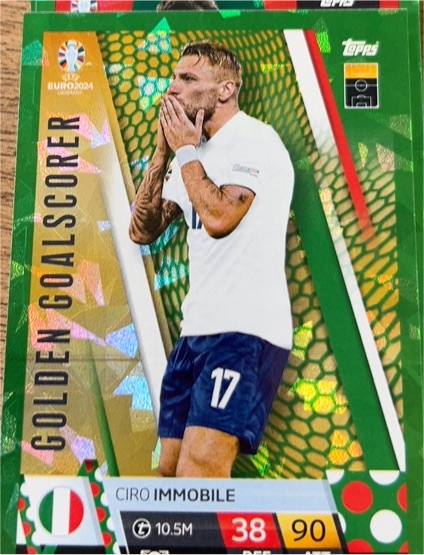 2024 Topps Match Attax UEFA Euro Golden Goalscorer #GG6 Ciro Immobile — front
