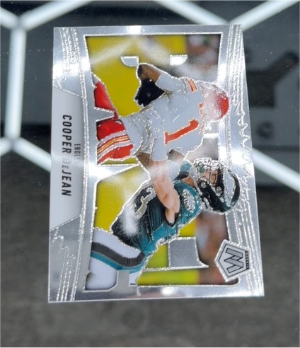 2025 Panini Mosaic Bang! #9 Cooper DeJean — front