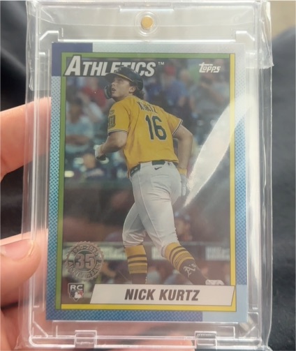 2025 Topps Update #U90-17 Nick Kurtz — front