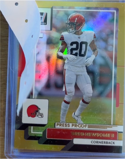 2022 Panini Donruss #215 Greg Newsome II — front