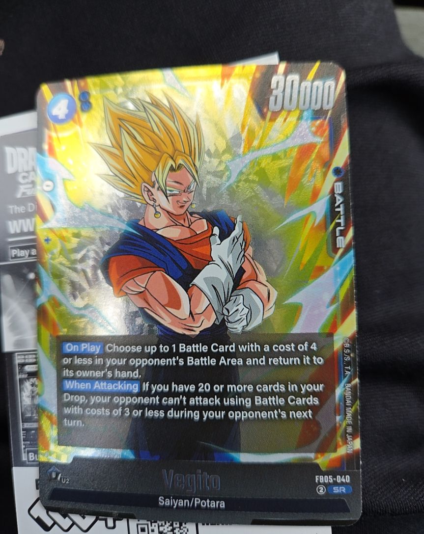 Dragon Ball Super Fusion World New Adventure #FB05-040 Vegito — front
