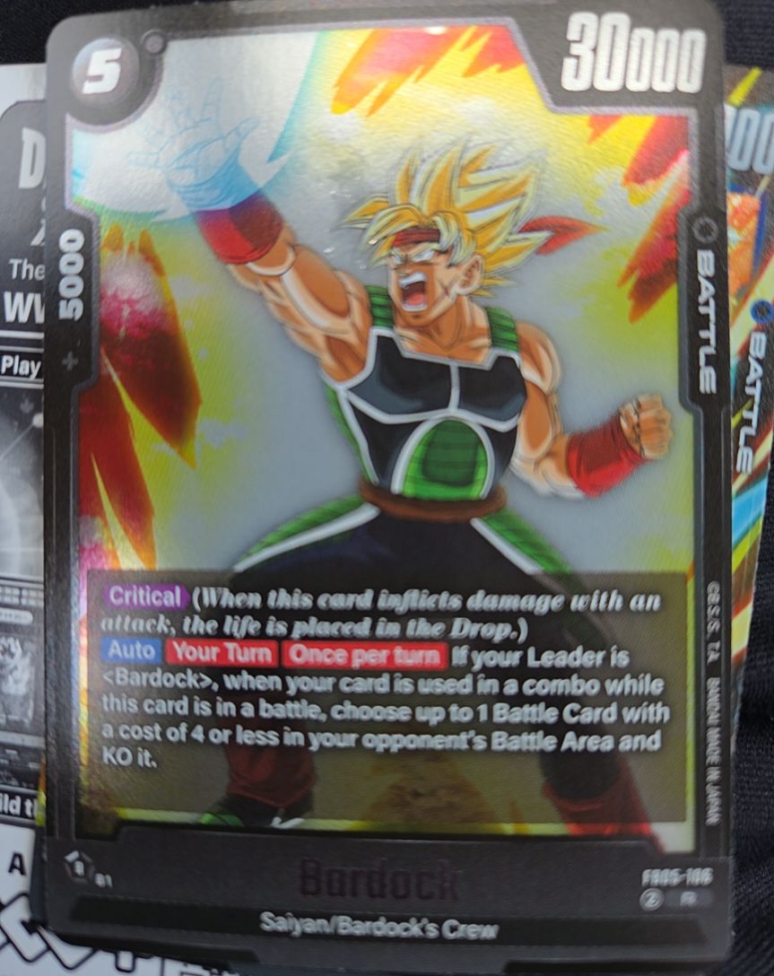 Dragon Ball Super Card Game FB05-106 Bardock — front