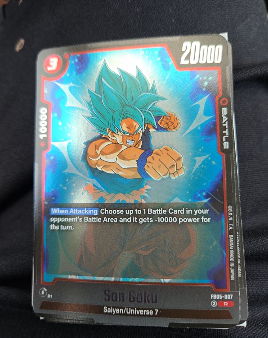 Dragon Ball Super Fusion World FB05-007 Son Goku — front
