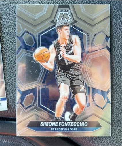 2023-24 Panini Mosaic #133 Simone Fontecchio — front
