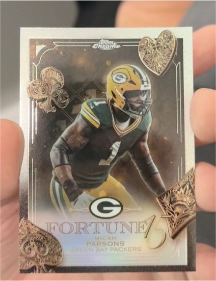 2025 Topps Chrome Fortune 15 #F15-11 Micah Parsons — front