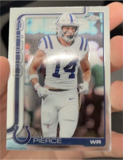 2025 Topps Chrome #125 Alec Pierce — front