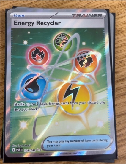 2026 Pokémon Perfect Order #108 Energy Recycler — front