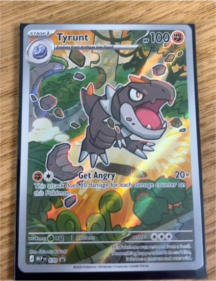 2016 Pokémon Black Star Promo #070 Tyrunt — front