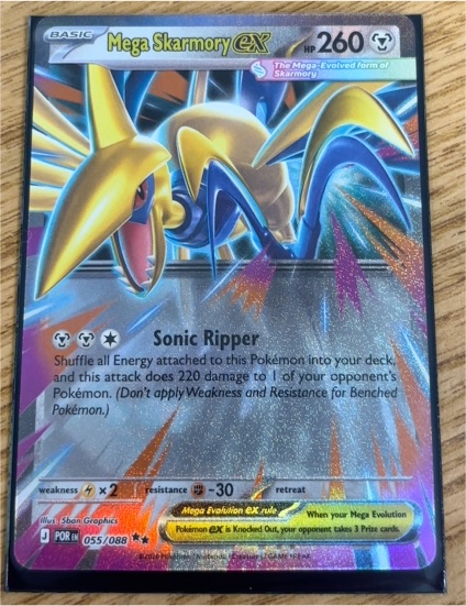 2026 Pokemon Perfect Order #055 Mega Skarmory EX — front