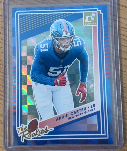 2025 Panini Donruss #4 Abdul Carter — front
