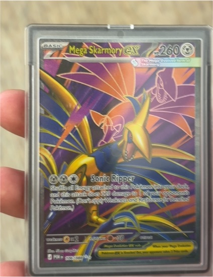 2026 Pokémon Mega Skarmory EX #106 — front
