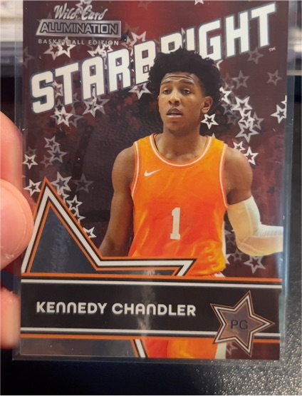 2021-22 Wild Card Alumination #SB-17 Kennedy Chandler — front