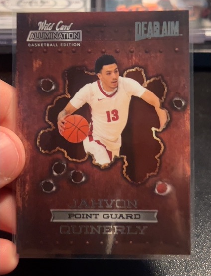 2022 Wild Card Alumination Dead Aim #ADA-11 Jahvon Quinerly — front