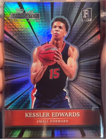 2022 Wild Card Alumination Basketball Edition #ABC-51 Kessler Edwards — front
