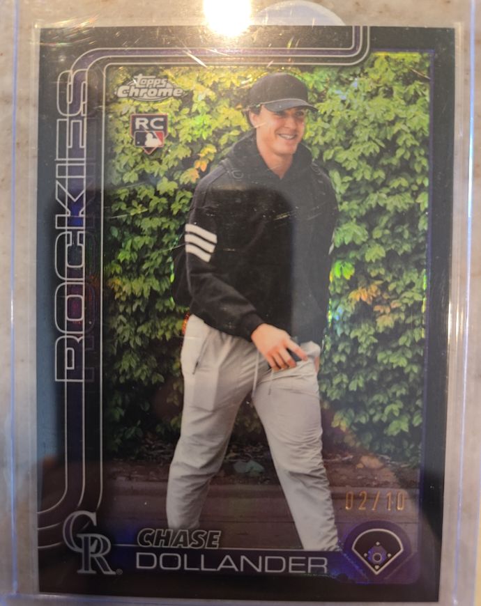 2025 Topps Chrome Update #USC18 Chase Dollander — front