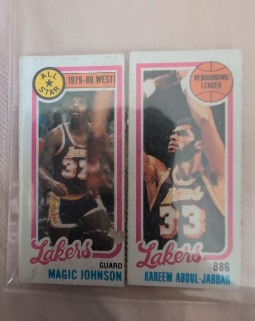 1980-81 Topps #18 Magic Johnson — front