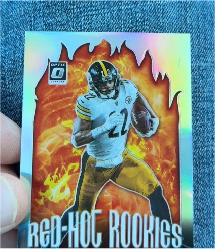 2021 Donruss Optic #RHR-7 Najee Harris Red Hot Rookies Silver Prizm — front
