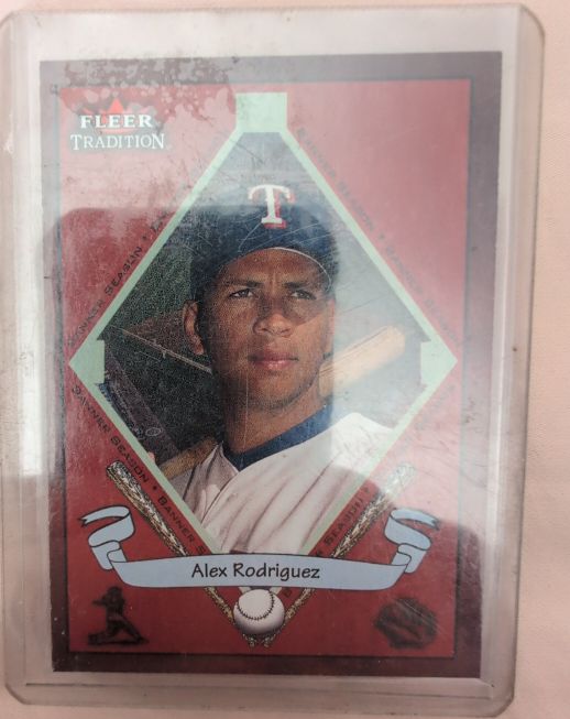 2002 Fleer Tradition #490 Alex Rodriguez — front