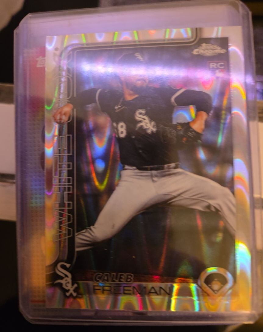 2025 Topps Chrome Update #USC124 Caleb Freeman — front