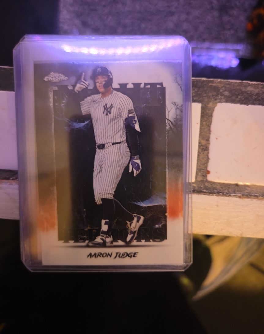 2025 Topps Chrome Update #NT-1 Aaron Judge Night Terrors — front