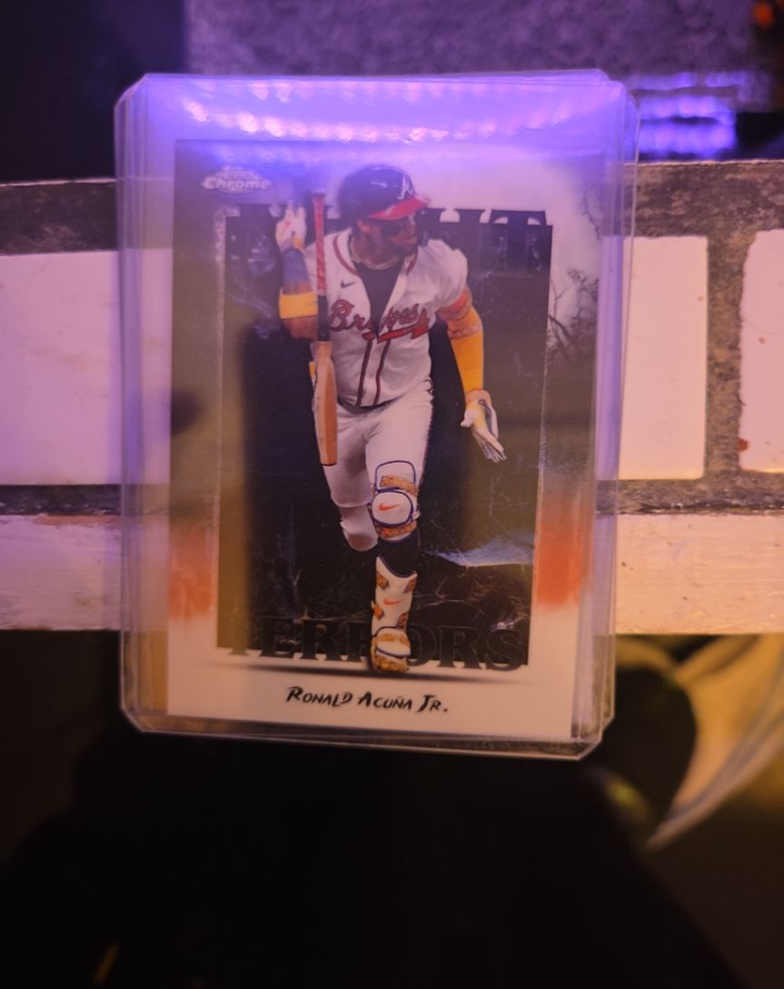 2025 Topps Chrome Update Series #NT-3 Ronald Acuna Jr. — front